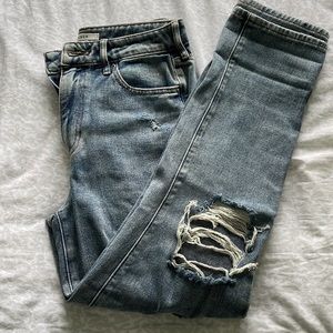 ripped mom jeans